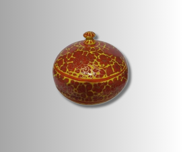 PAPIER MACHIE POWDER BOX